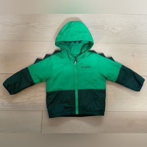 Columbia Toddler “Kitterwibbit II” Insulated Jacket (with Dino spikes): 12-18mos